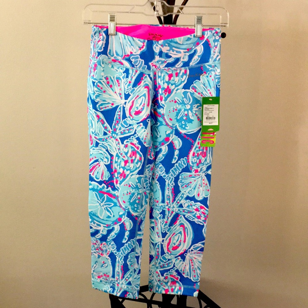 NWT Lilly Pulitzer Luxletic cropped legging sz S